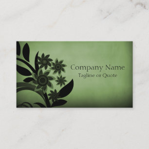 Visita A obscuridade floresce cartão de visita, Forest