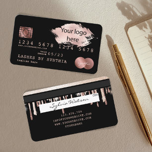 Visita adicione o seu logotipo Cartão de Crédito Estimula