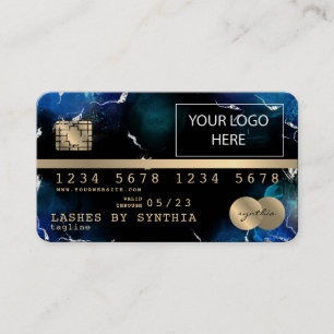 Visita Adicione seu cartão de crédito de logotipo estilad