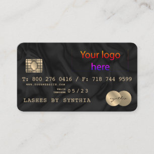 Visita Adicione seu estilo de cartão de crédito de logoti