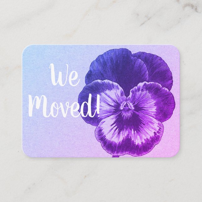 Visita Alteração do Cartão de Endereço (Frente)