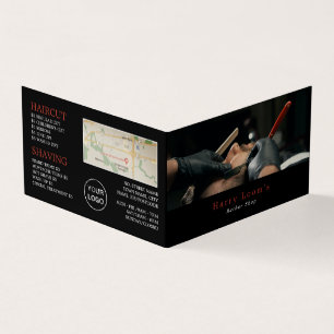 Visita Areia Clássica, Barbeiros Masculinos, Cartão de Le