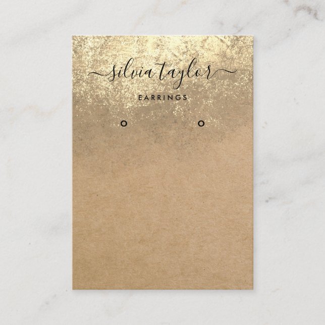 Visita Artesanato de caligrafia Cartão de exposição (Frente)