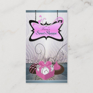 Visita Cartão cor-de-rosa & roxo elegante de