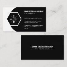 Cartão de Agradecimento Sharp Edge Barbershop