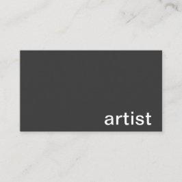 Visita Cartão de assunto pessoal (artista)