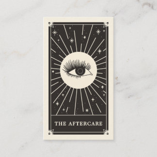 Visita Cartão de Atenção Celestial de Tarot de Olhos Cele