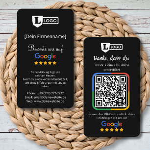 Visita Cartão de avaliação do Google com código QR