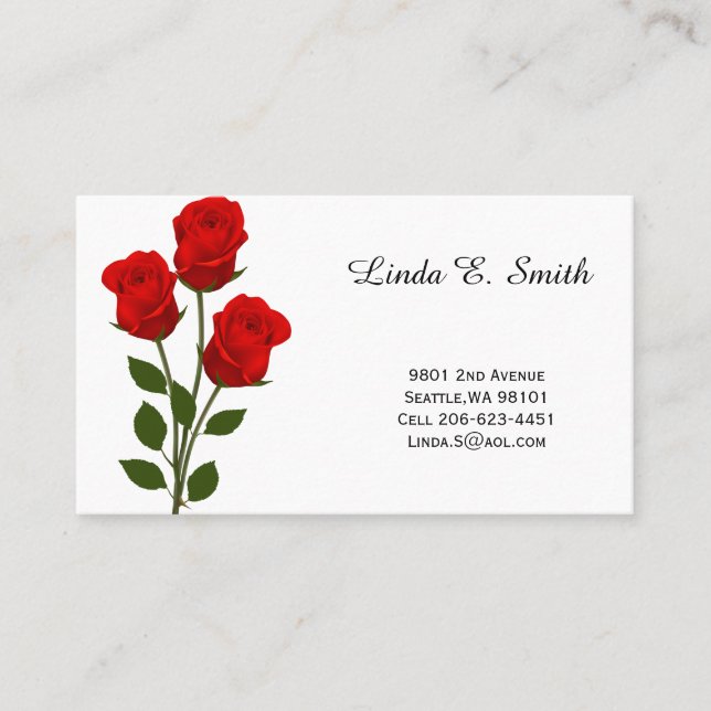 Visita Cartão de Chamada Clássico (Frente)