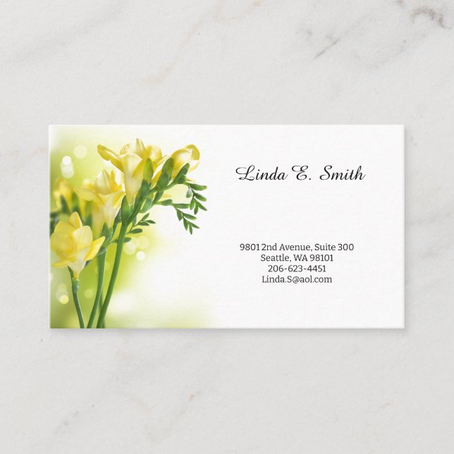 Visita Cartão de Chamada Clássico (Frente)