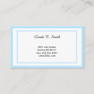 Visita Cartão de Chamada de Bordado Clássico