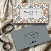 Cartão de Chamada Moderno