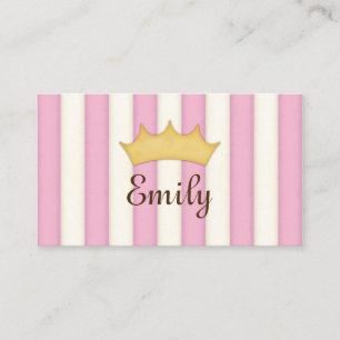 Visita Cartão de Chamadas Personalizado Princesa Listras 