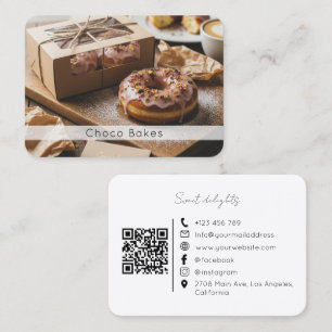 Visita Cartão de Código QR da Panificadora Artesanal de D