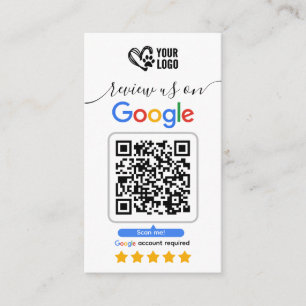 Visita Cartão de Código QR de Solicitação de Avaliação no