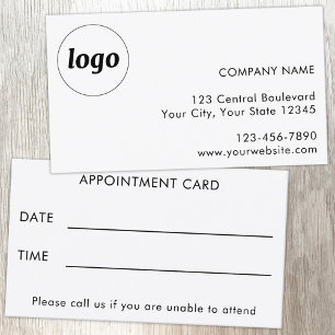 Visita Cartão de Compromisso de Cliente com Logotipo e Te