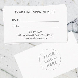 Visita Cartão de Compromisso Terapista