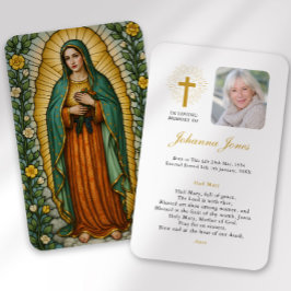 Visita Cartão de Condolências Nossa Senhora de Guadalupe