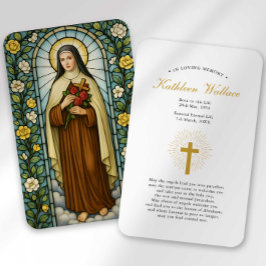 Visita Cartão de Condolências Santa Teresa de Lisieux