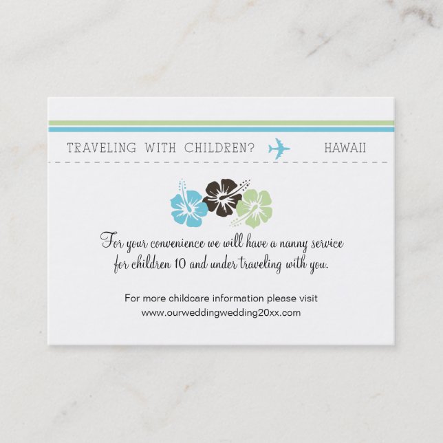 Visita Cartão de Criança para Casamento (Frente)