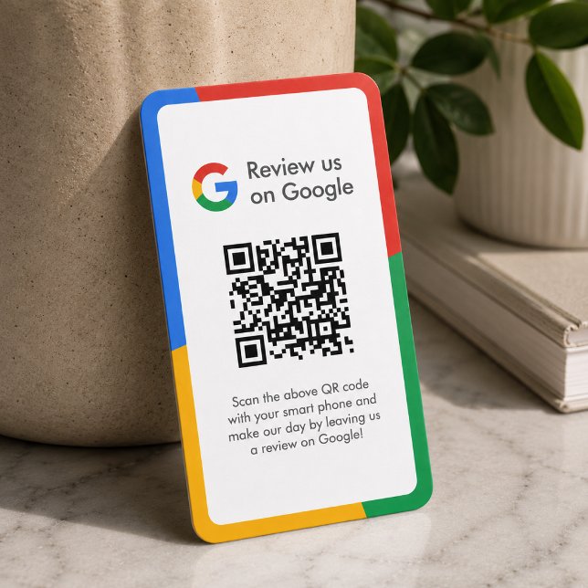 Visita Cartão de Empresa de Avaliações do Google | Código (Gain Google reviews & grow your business with these editable rating request enclosure cards.)