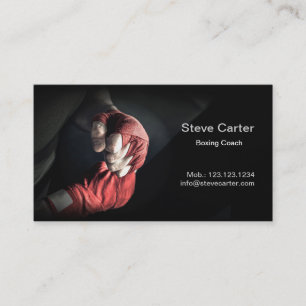 Visita Cartão de esporte de encaixotamento do anel do