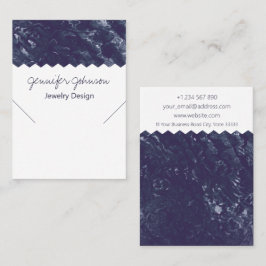 Visita Cartão de Exibição de Colar de Ágata Mármore Padrã