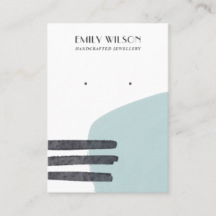 VISITA CARTÃO DE EXIBIÇÃO DE EXIBIÇÃO DE ESTUDO AZUL