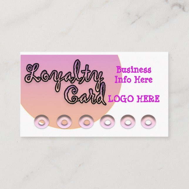 Visita Cartão de Fidelidade  (Verso)