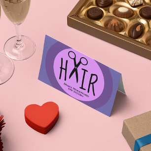 Visita Cartão de fidelidade comercial dobrado para cabele