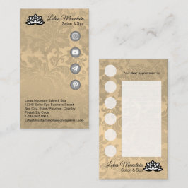 Visita Cartão de fidelidade comercial personalizável