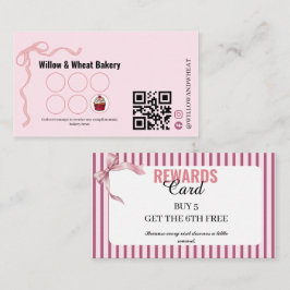 Visita Cartão de Fidelidade da Pink Bow Bakery