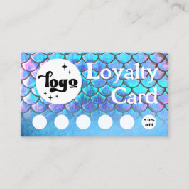 Visita cartão de fidelidade da sereia