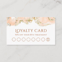 cartão de fidelidade de design de empacotamento