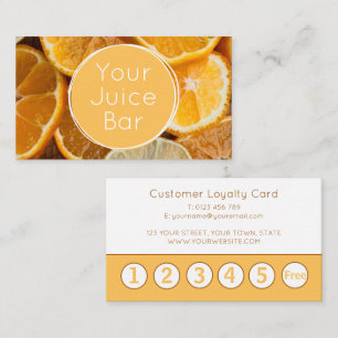 Visita Cartão de Fidelidade de Suco Bar