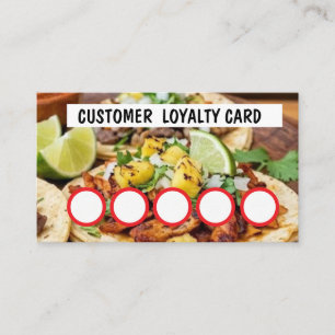 VISITA CARTÃO DE FIDELIDADE DE TAQUERIA - CLIENTE