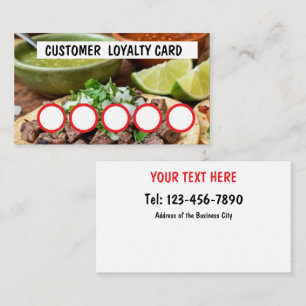 VISITA CARTÃO DE FIDELIDADE DE TAQUERIA - CLIENTE