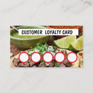 VISITA CARTÃO DE FIDELIDADE DE TAQUERIA - CLIENTE