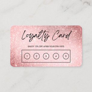Visita Cartão de fidelidade personalizado brilhante cor-d