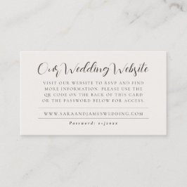 Visita Cartão de Gabinete RSVP de Código QR de Código de 