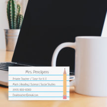 Cartão de identidade personalizado do professor pa