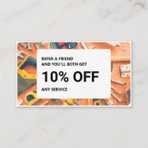 Cartão de Indicação: Serviços de Handyman