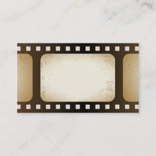 Visita cartão de indústria cinematográfica