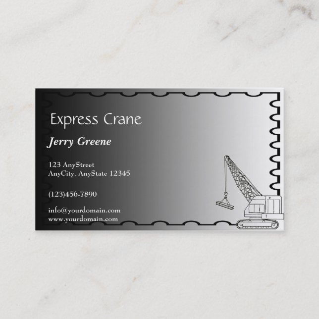 Visita Cartão de indústria da construção de aço moderno (Frente)