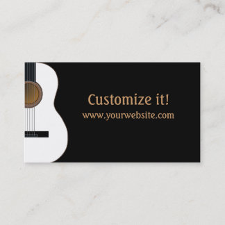 Visita Cartão de indústria musical customizável da