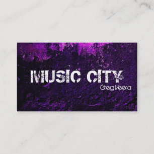 Visita Cartão de indústria musical do Grunge - textura