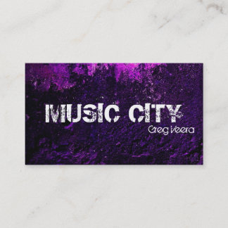 Visita Cartão de indústria musical do Grunge - textura