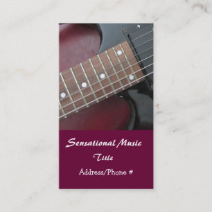 Visita Cartão de indústria musical sensacional das