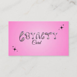 Visita Cartão de Lealdade Metálico