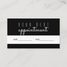 Visita Cartão de Lembrança de Compromisso Sua Próxima Vis